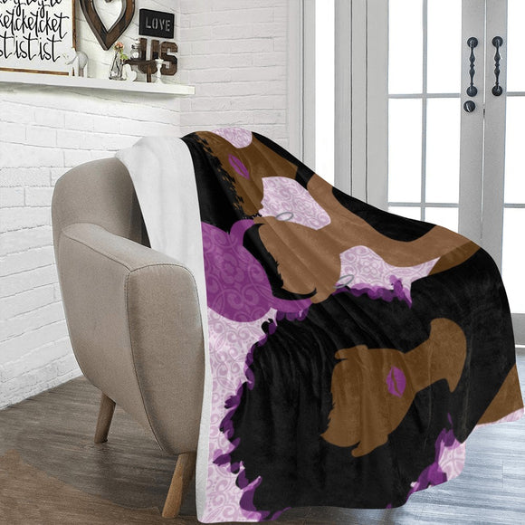 Wrapped in Purple 60x80 blanket