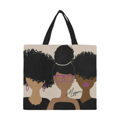 Curly Girl Trio Large Tote