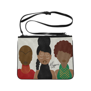 Black Princess Laptop Bag/Crossbody/Clutch