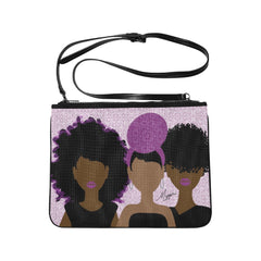 Wrapped In Purple Laptop Bag/Crossbody/Clutch