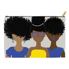 Curly Girl Trio (Blue&Yellow) Pouch