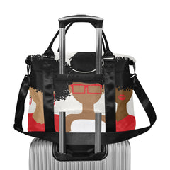 Curly Girl Trio (Red) Trolley Bag